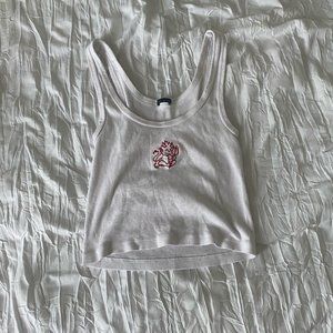 Brandy Melville devil crop top
